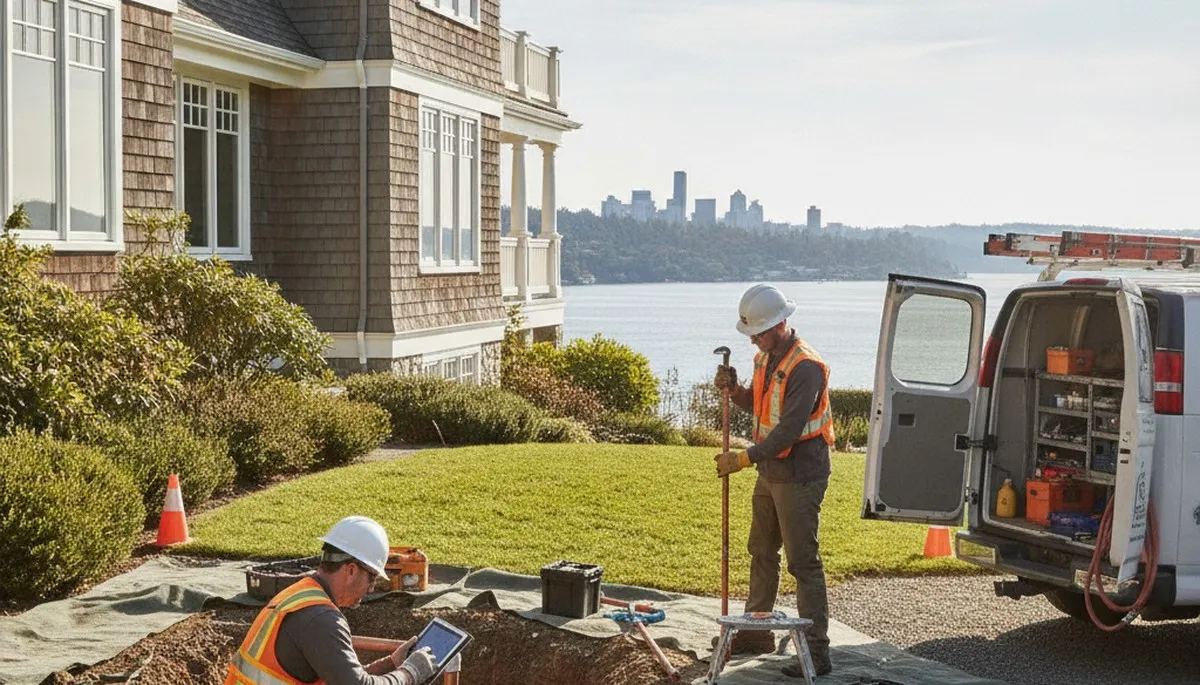 Plumbing repair service in Redmond, WA for residential and commercial plumbing issues