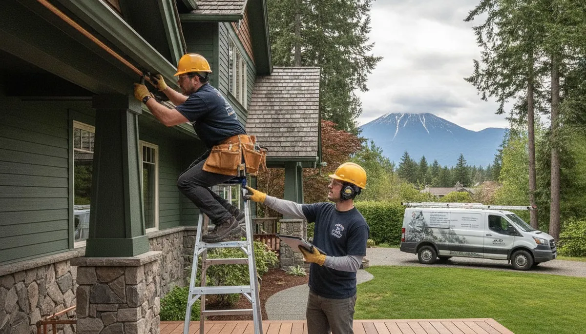 Plumber repairing a sink in Redmond, WA for reliable plumbing repair service